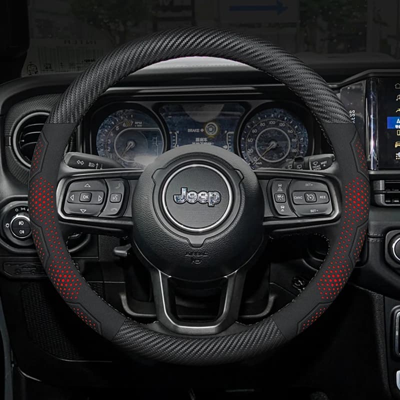 For JEEP SRT Renegade Compass Wrangler Patriot Grand Cherokee Trail Hawk Car Seat Cover Accessories Carbon Fiber