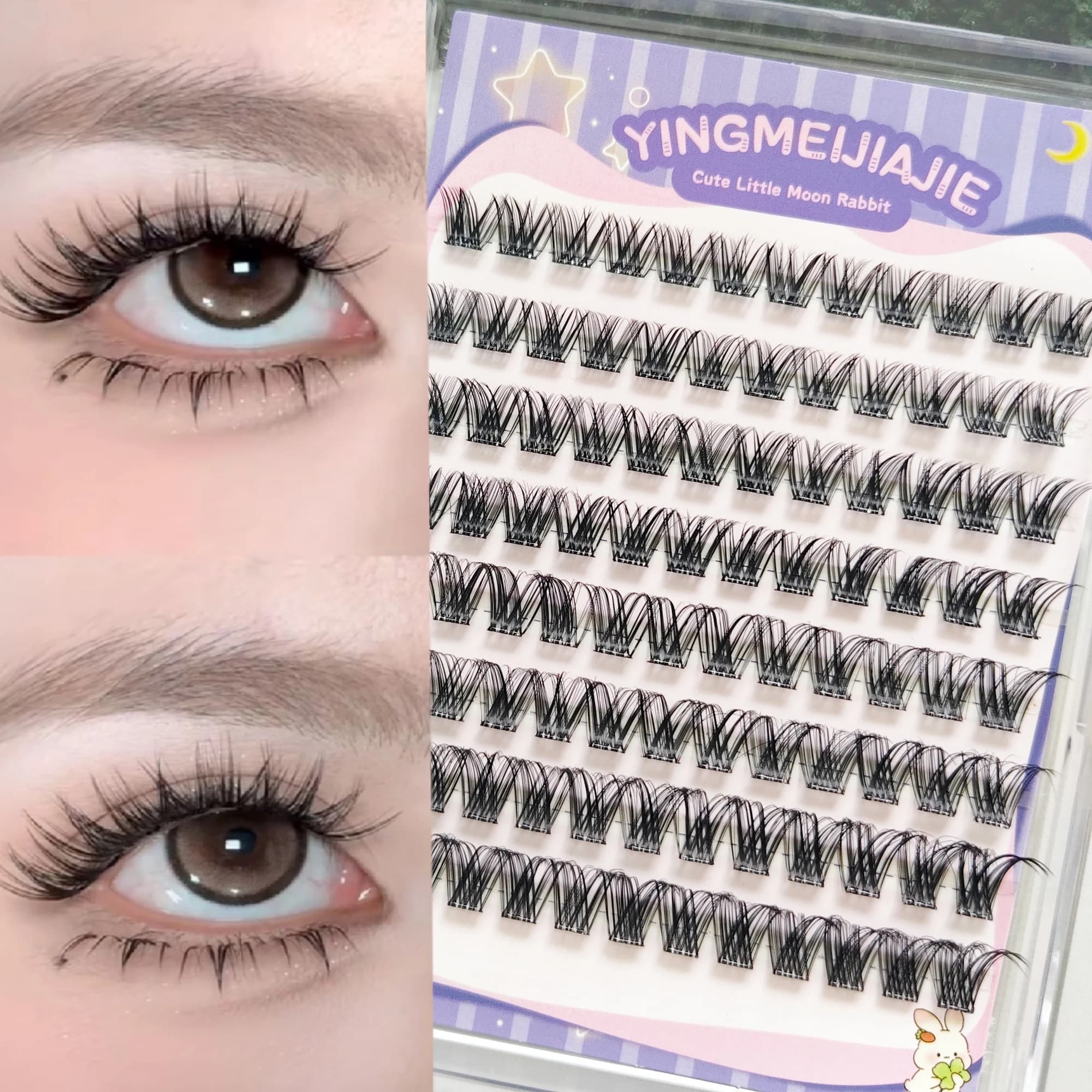 Eyelash Kits Density, Natural Eyelashes Wispy Effect, Extension Kit Fai-da-Te 10-16mm