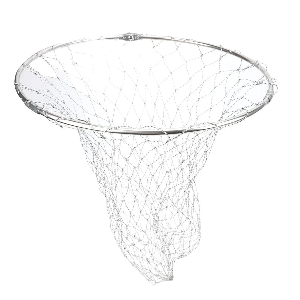 Portable Nylon Landing Net Heads 40cm Multifunctional Brail Net Foldable Fishing Net Fishing Enthusiasts