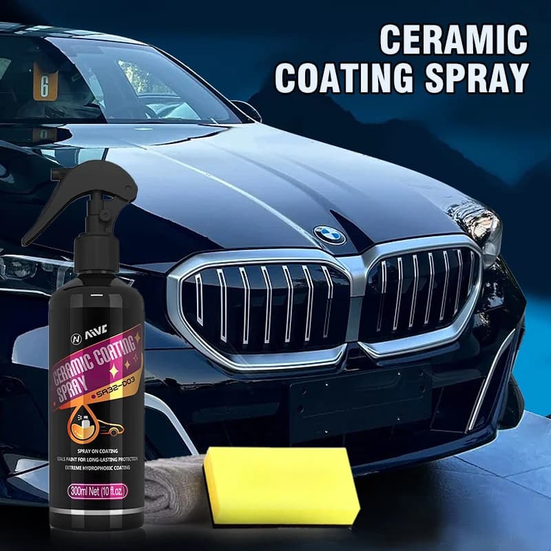 Agente di rivestimento ad effetto rapido per auto: liquido per lucidare la vernice per auto, spray per rivestimento in ceramica nanocristallo e cera per il corpo