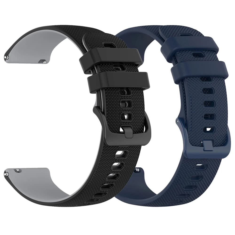 Cinturino in gomma da 20 mm 22 mm per uomo e donna Cinturino sportivo in silicone Accessori per smartwatch traspiranti Bracciale a sgancio rapido