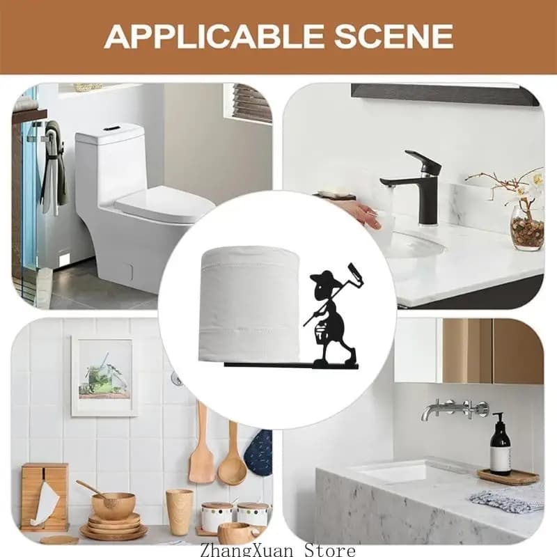 Porta carta igienica con animali divertenti Dispenser fazzoletti decorativi per bagno, cucina, camera da letto e soggiorno