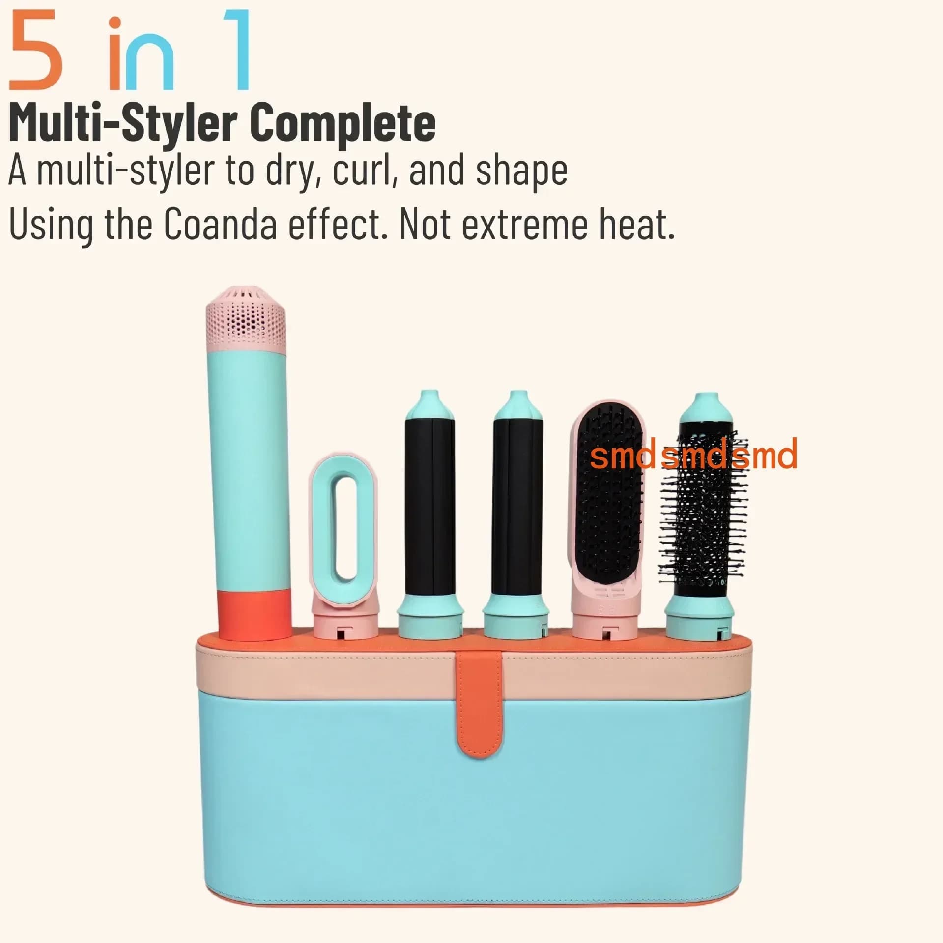 5 in 1 Styler for Hair Iron Harnesses Electric Haircutting Tools for Styling Hairstyle Rollers Bigodino for Hair Dryer Hot Air Brush