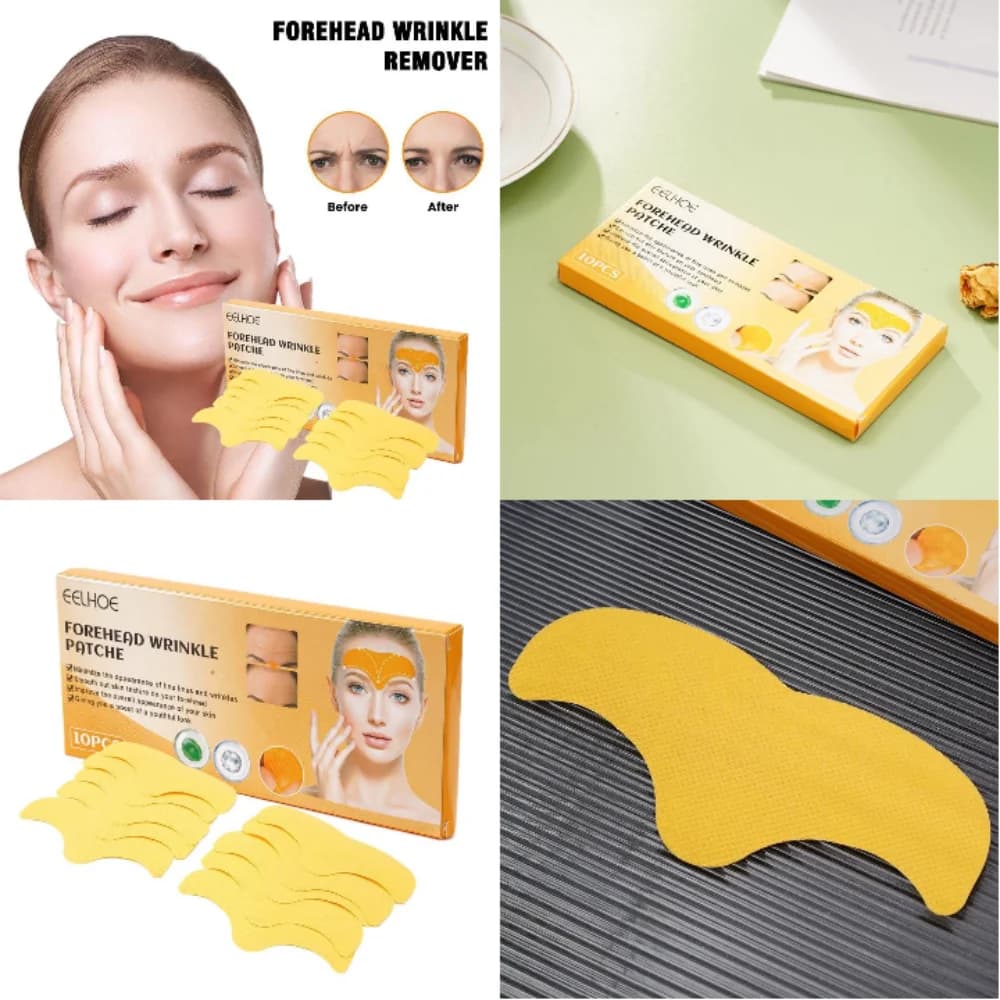 10 pcs/box Patch Gel Anti-wrinkled Front Lighting Mask, Hydrolyzed Collagen Satin Care Stickers