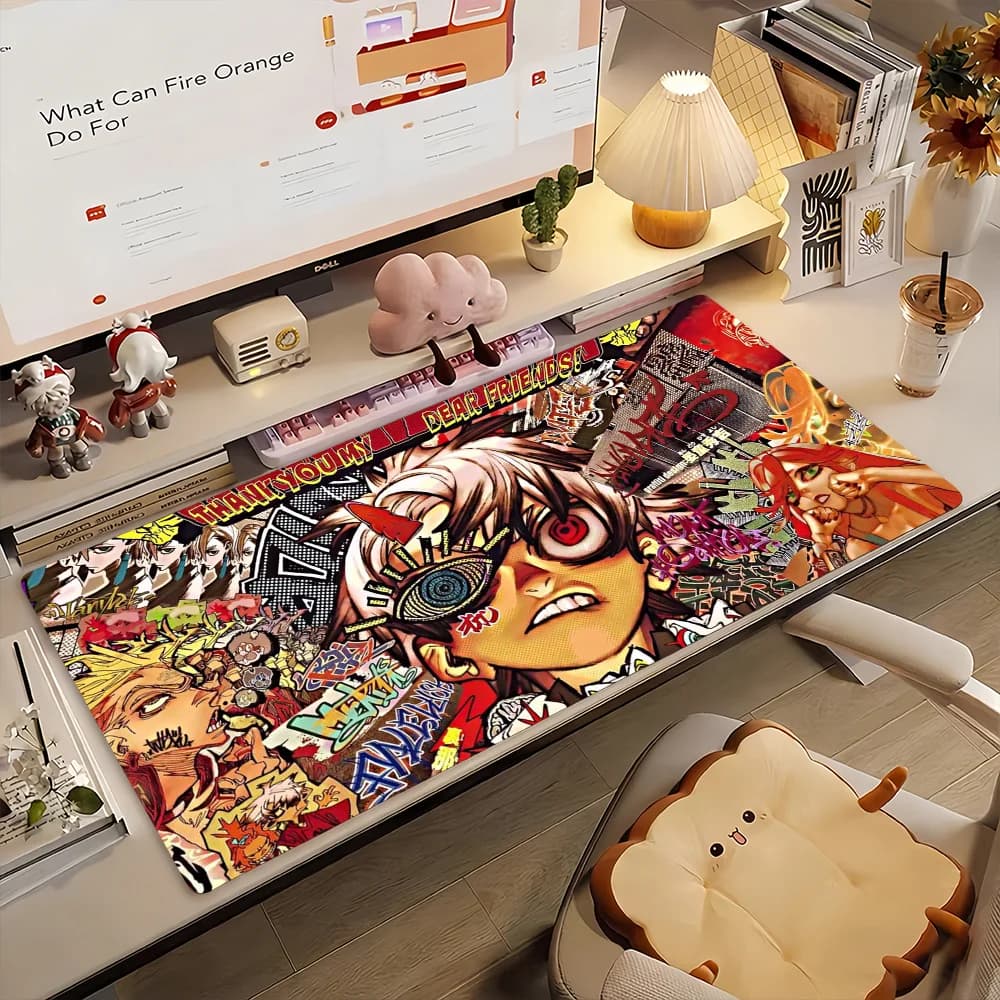 Tappetino per mouse Anime G-Gachiakuta in gomma antiscivolo per giocatori, tappetino per computer, decorazione, tappetino da scrivania, laptop, ufficio, grande