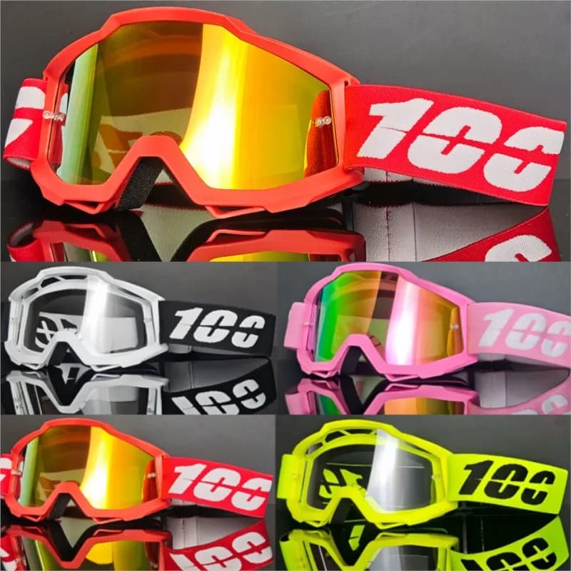 Occhiali da Motocross Antipolvere e Antisabbia 2026 con Lenti in PC per Moto e Dirt Bike, Compatibili con Casco