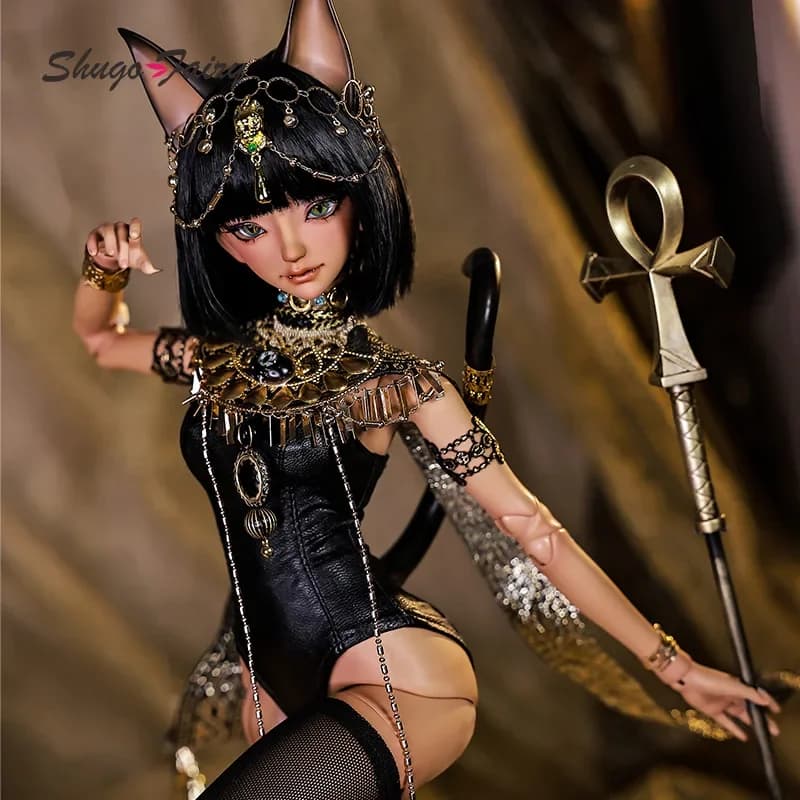 ShugaFairy Bast 1/4 bambole Bjd Fantasy antico egitto misterioso stile di combattimento Cat Guard bambole snodate a sfera di alta qualità regali