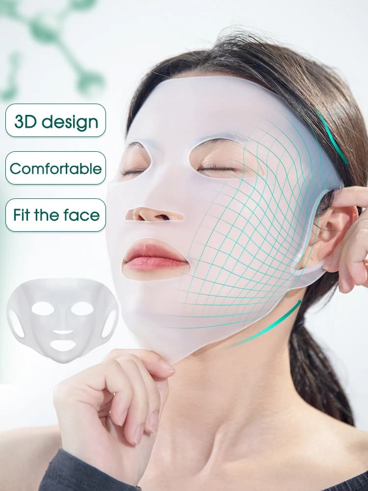 Silicone mask cover Auxiliary device for anti-slip and anti-duty fixed mask type 3D suspended ear cover for mask for freshness preservation
