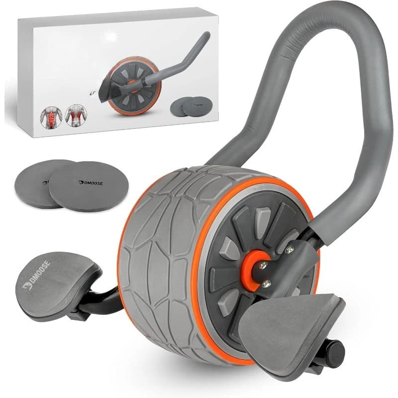 Abdominal Fitness Wheel with Elbow Support and 2 Knee Brace - Abdominal Trainer for Central Training - Perfect Abdominal Training Equipment