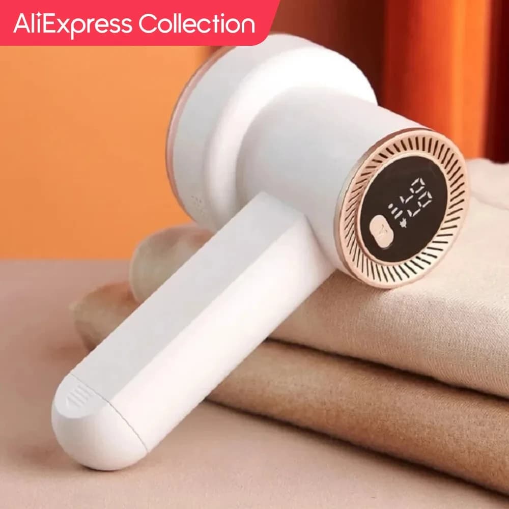 Rasoio elettrico per la rimozione del velluto della serie Aliexpress con display digitale a LED maglione divano in tessuto pillola rasoio maglione divano abbigliamento