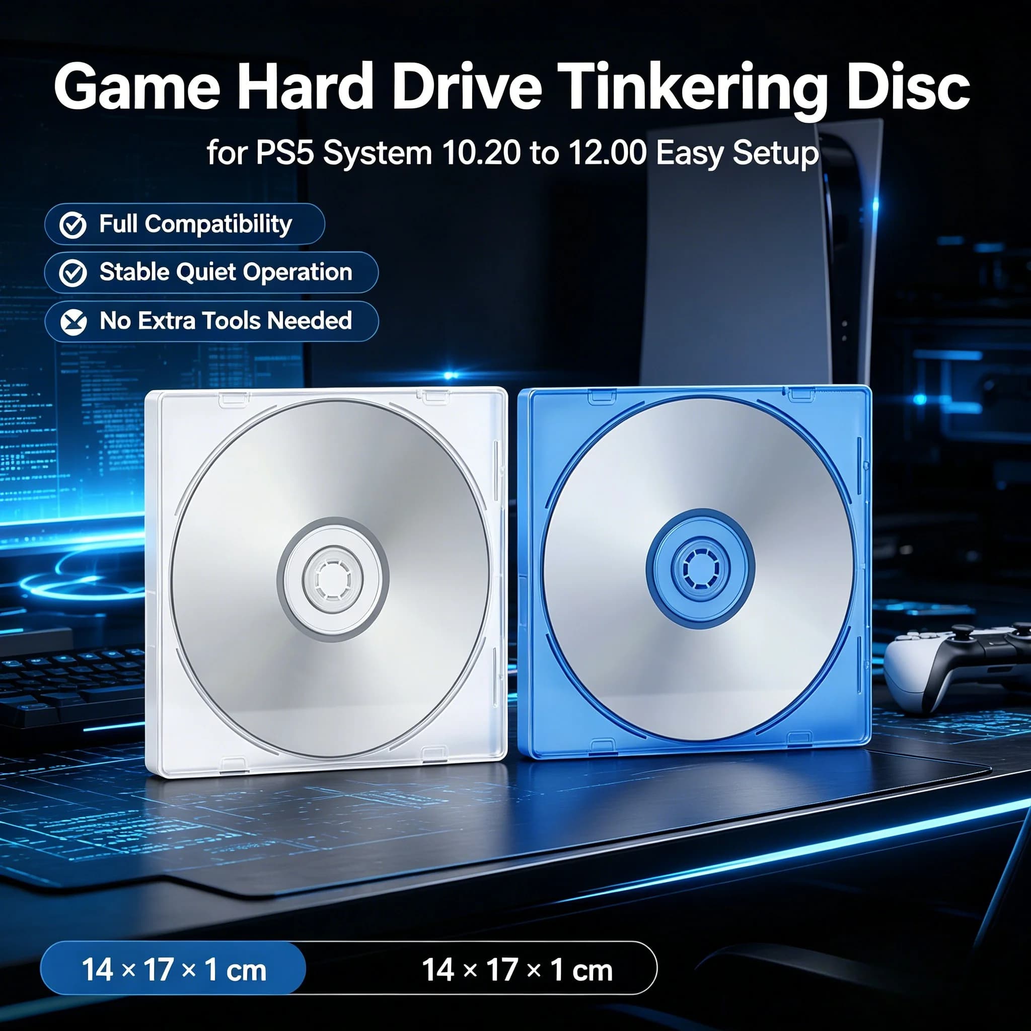 For Sony PS5 10.20-12.00 BD-J Boot Disc Plug USB Flash Drives Direct UseOn The Host System 10.20-12.00 Disc Media Accessories