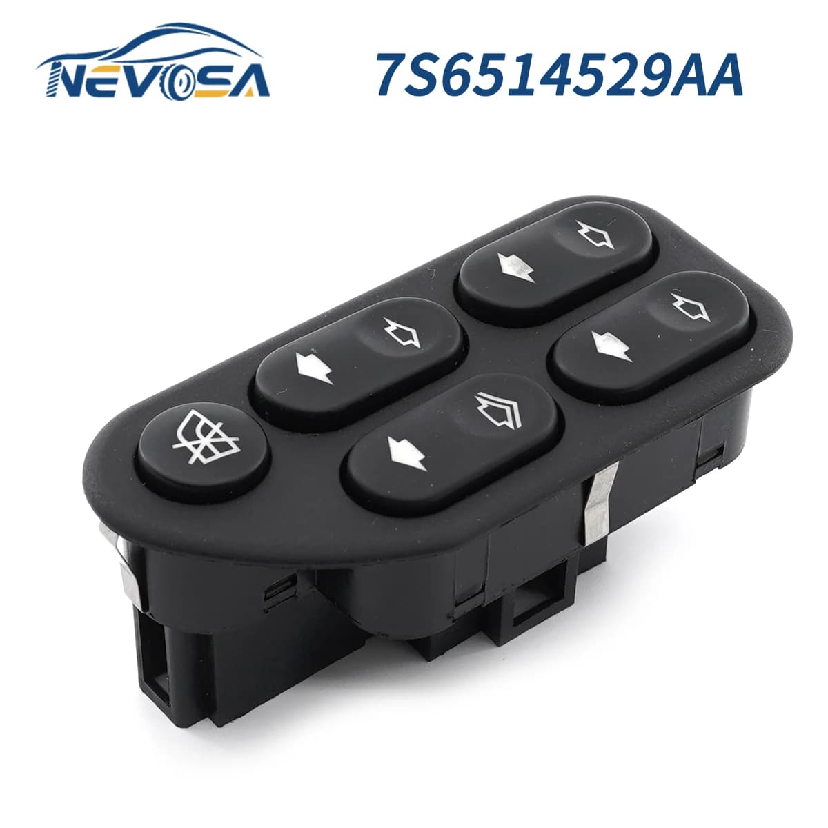 NEVOSAInterruttore di controllo dell'alzacristallo principale della finestra dell'auto NEVOSA muslimex per Ford Ranger Fiesta Ecosport per Mitsubishi Space Star