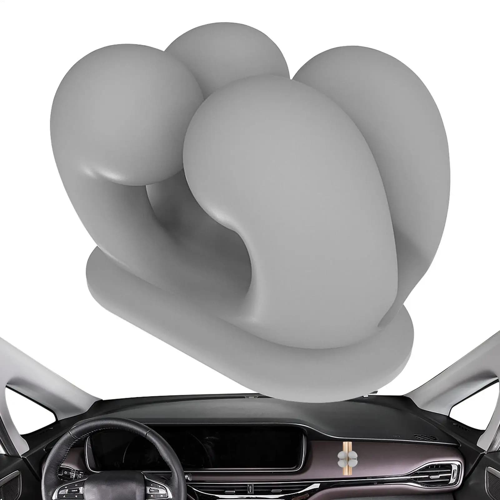Porta spazzolino in silicone Porta balsamo per labbra per auto Organizzatore multiuso con morsetto rimovibile senza cuciture per porta del bagno della cucina degli uomini