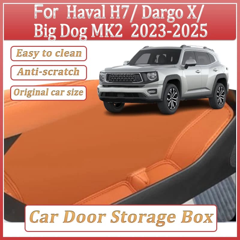 Scatola di immagazzinaggio per porta automatica per accessori Haval H7 Dargo X H-Dog Big Dog MK2 2023 2024 2025 Scatola di slot per porta auto Barile di stoccaggio Bodykit