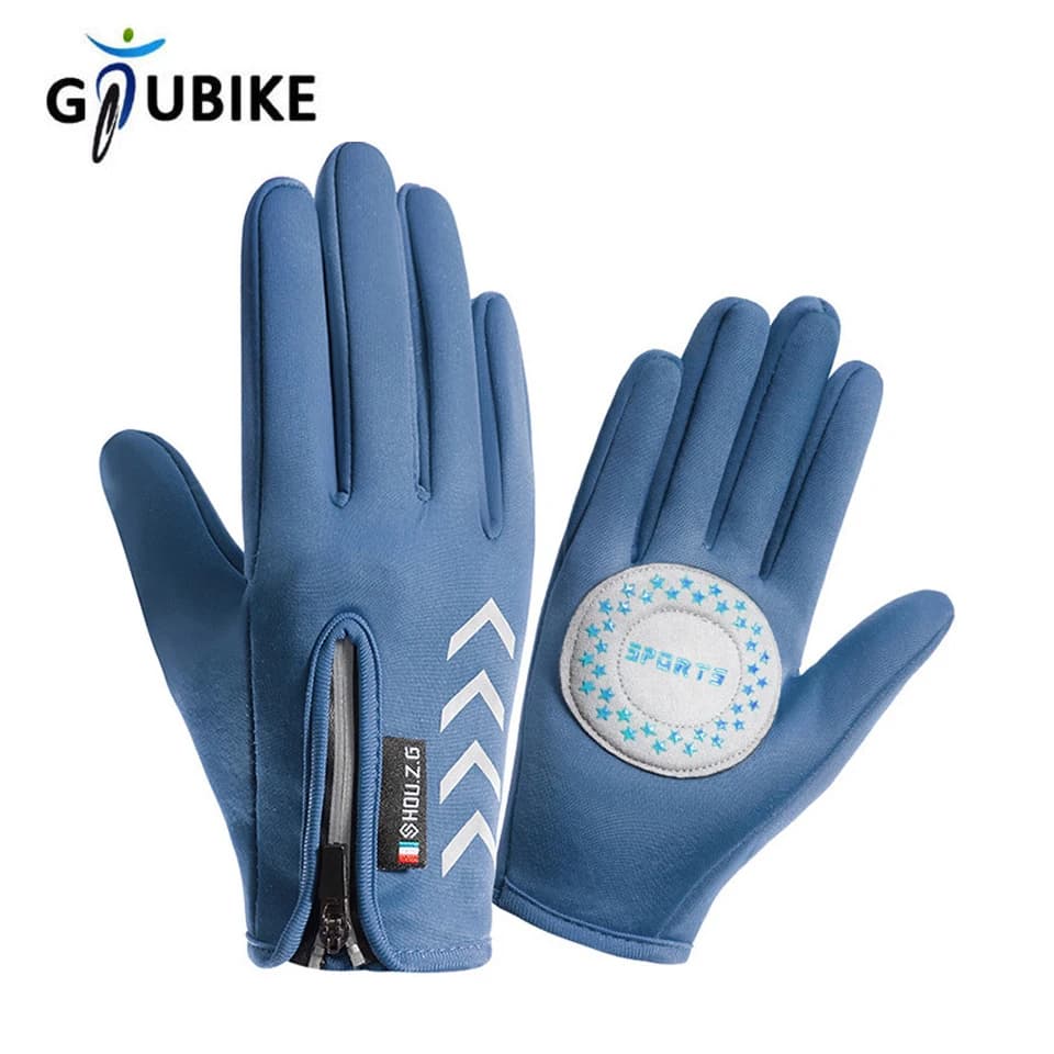 GTUBIKE Guanti per bambini Caldi ciclismo Inverno Sci Autunno Bambini Riflettenti antiscivolo Ragazzi Ragazze Guanti in pile idrorepellenti