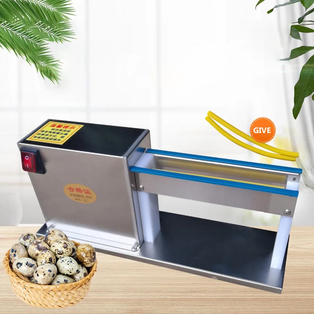 Small Semi-automatic Quail Egg Peeler Machine Huller Electric Quail Egg Peeling Machine Sheller Machine Shelling Machine