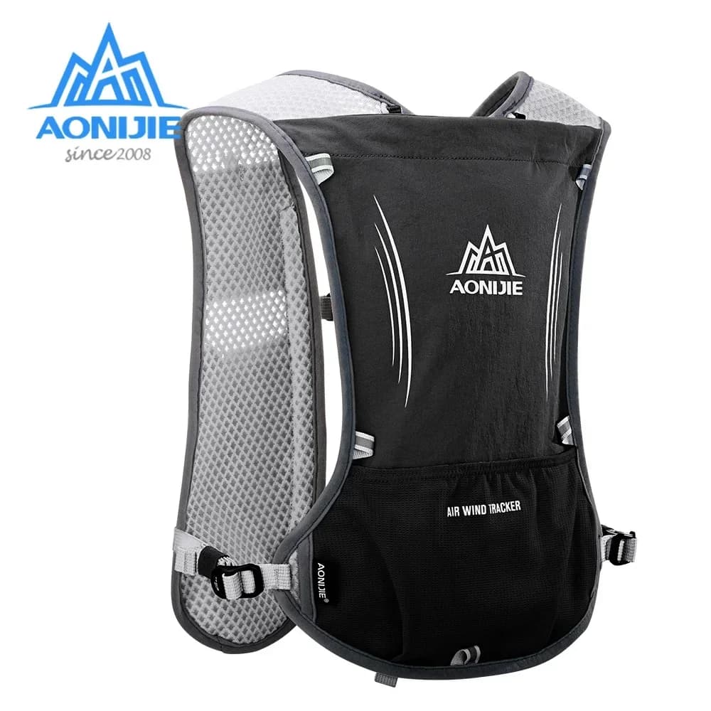 AONIJIE E913S 5L Moisturizing Backpack Bag Vest Sling for 1.5L Water slide Hiking Campsite Race Marathon Race Sport