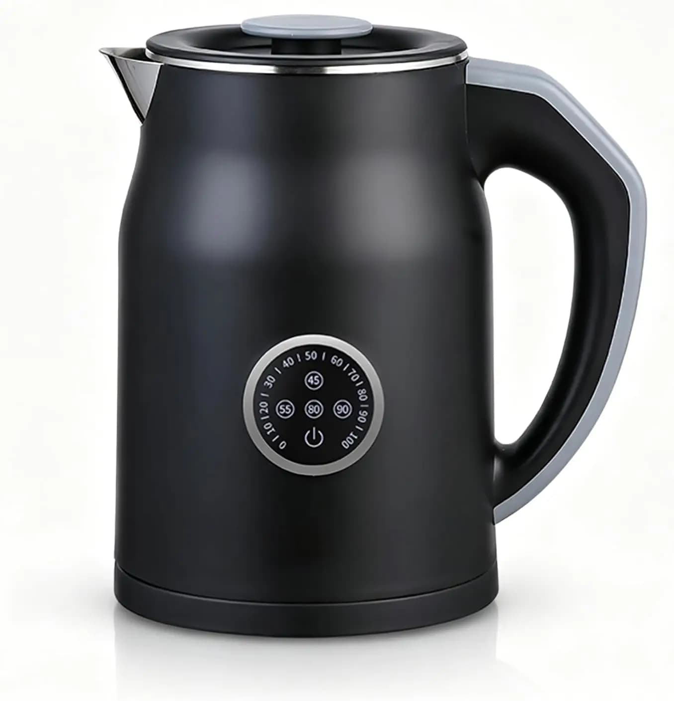 Electric Kettle 1.2L with 45-90C Temperature Control, 1000W Fast Heating, 16H Keep Warm & 3-Min Lift Memory, Cool Touch Doub