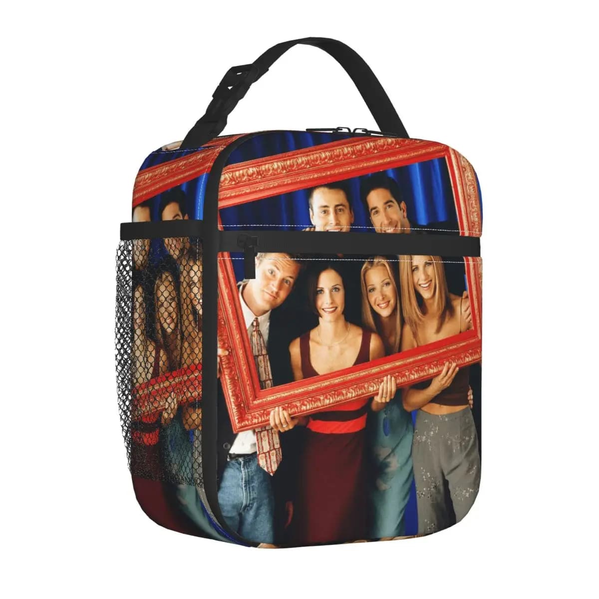 Friends Tv Show Borsa per il pranzo isolata Borse per contenitori per alimenti Borsa per il pranzo termica riutilizzabile per il lavoro