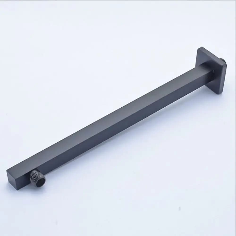 Colonna Doccia in Acciaio Inossidabile 40cm/35cm, Braccio Doccia a Scomparsa Durevole, Installazione Nascosta, Accessori Bagno Quadrati