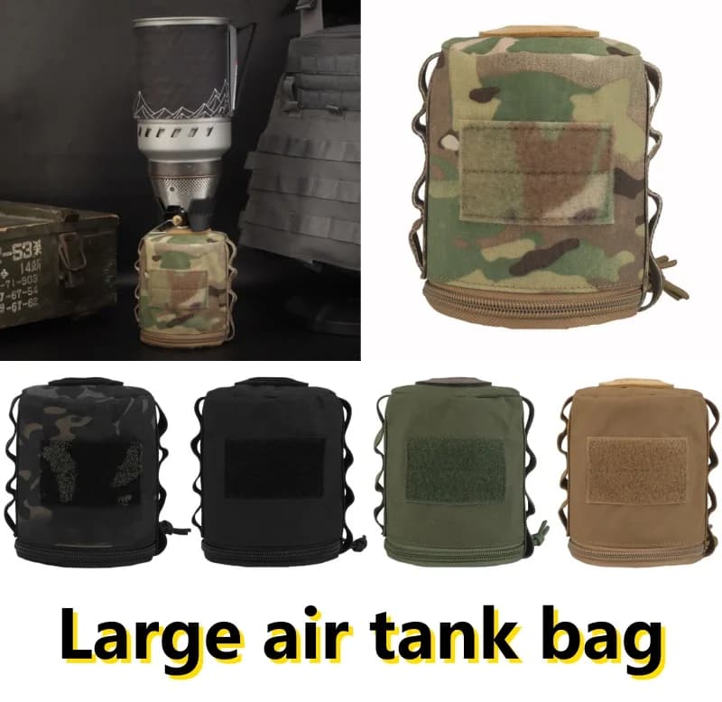 Outdoor Camping Supplies Gas Cylinder Protective Cover Picnic Equipment Accessories Picnic Storage Bag Long Gas Cylinder Bag