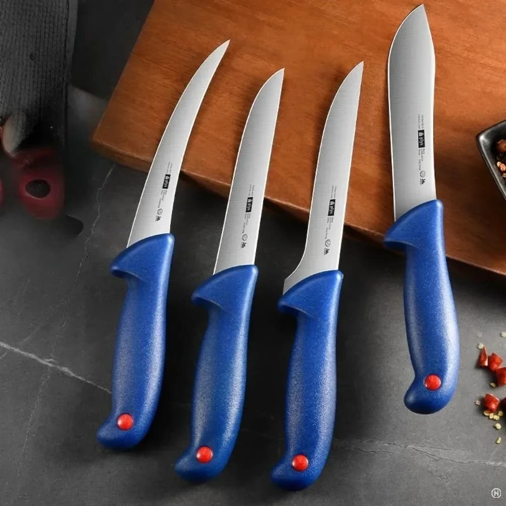 Coltelli per disossare super affilati Set di coltelli per disossare super affilati | Coltelli da chef da cucina per carne con lama curva flessibile