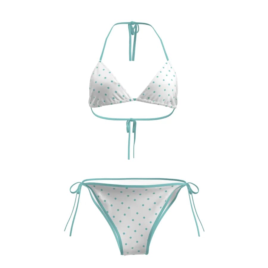 New Blue Bikini to Pois 2026 Women's, Set Two Pieces Separate Without Spalline, Swimsuit for Sea Holidays