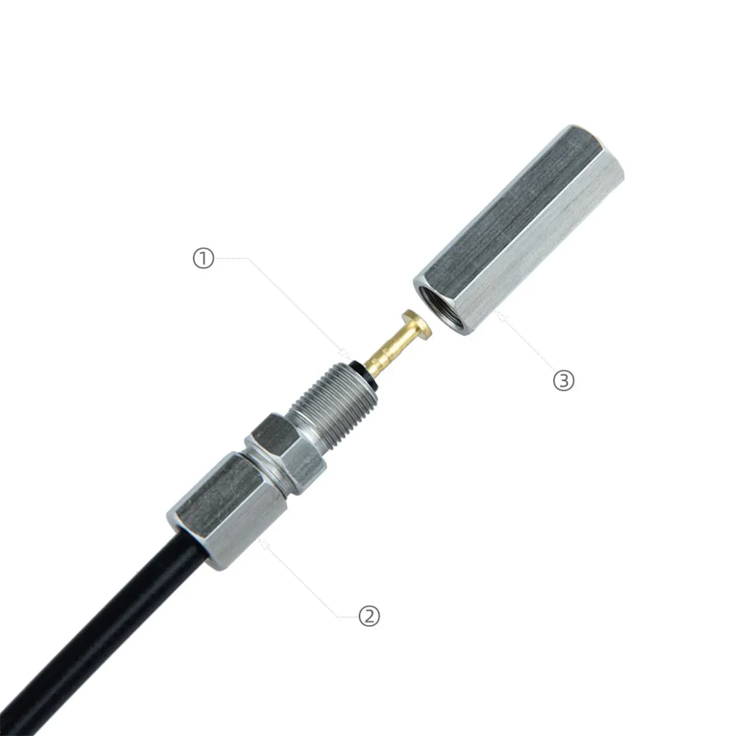 NFOX bicicletta freno a disco idraulico ago olio riparazione tubo olio connessione inserimento strumento di installazione giunto filettato bidirezionale
