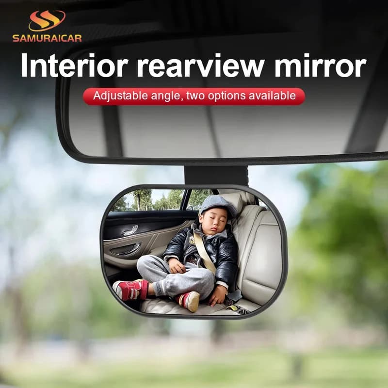 Specchietto retrovisore per sedile auto, specchietto retrovisore per la sicurezza del bambino, monitor girevole a 360 gradi, specchietto retrovisore per bambini