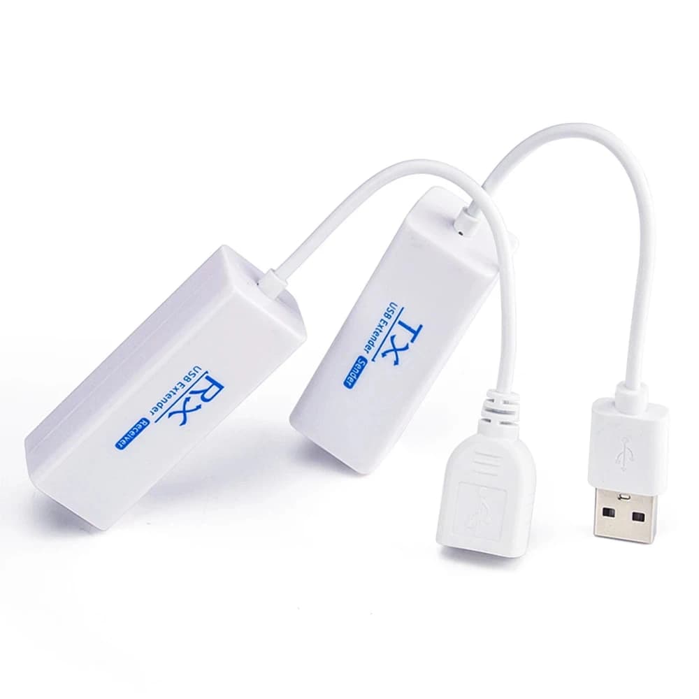 Extender USB Rj45 Extender da USB a RJ45 da 200 M su Ethernet Cat5e/6 Cavo USB UTP Estensione Trasmettitore Kit ricevitore Plug and Play