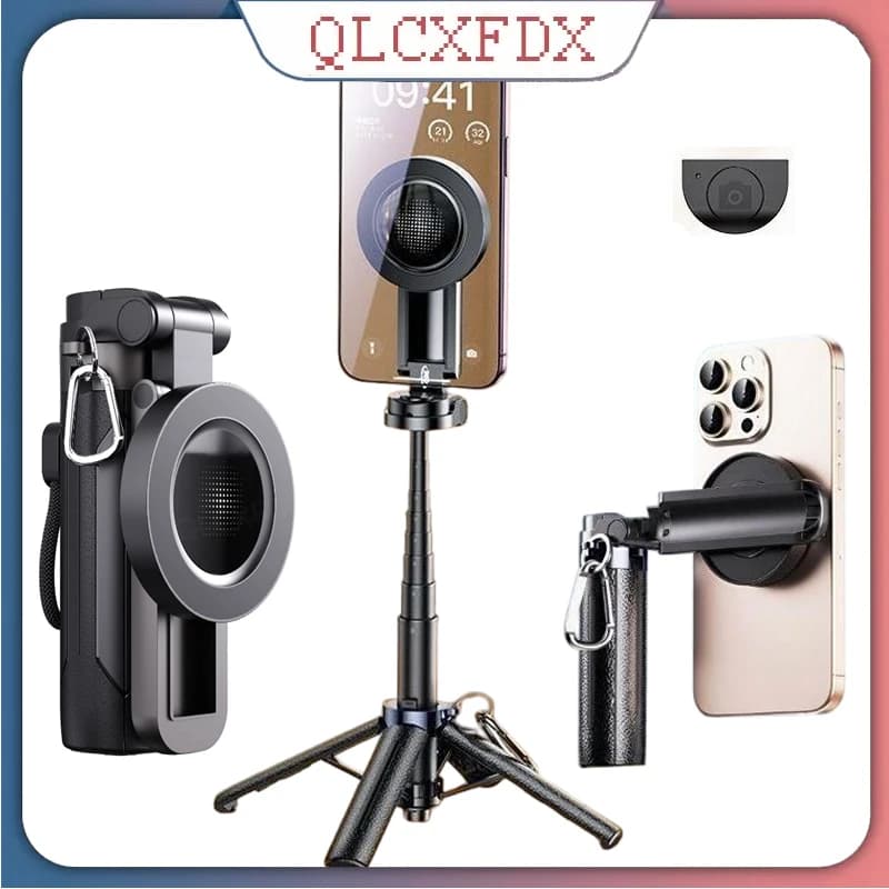 Nuovo mini bastone per selfie con impugnatura e telecomando Bluetooth 5.0, treppiede e stabilizzatore portatile per smartphone e fotocamera