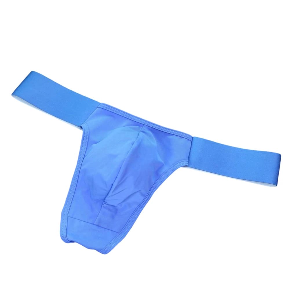Slip intimo da uomo sexy solido elastico con cintura larga perizoma intimo U Pouch sportivo perizoma slip intimo bikini a vita bassa