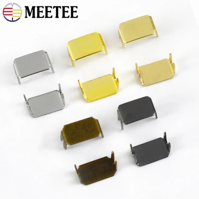 50 pz 3 #5 #8 #10 # antiscivolo chiusura lampo in metallo serrature terminali per cerniere in Nylon Kit di riparazione Zip istantanea fai da te accessori di ricambio