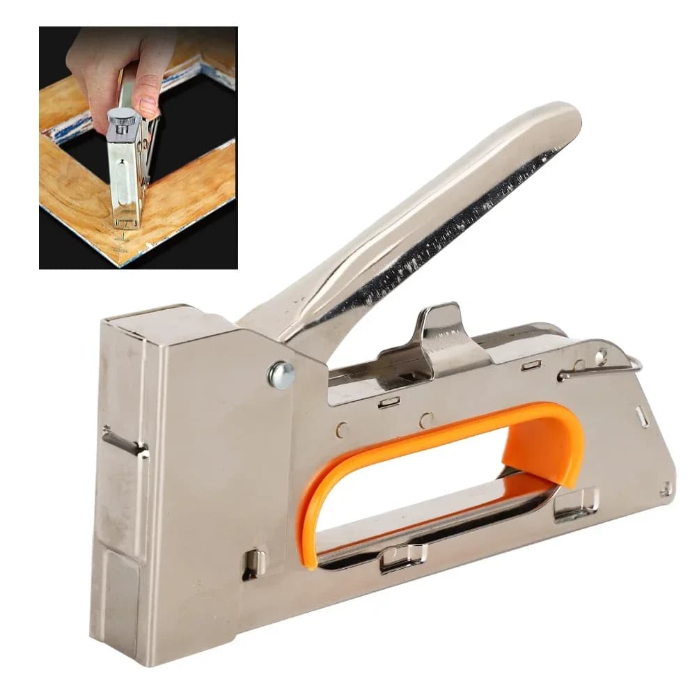 Cucitrice manuale per inquadratura chiodatrice manuale strumento per inchiodatura manuale tipo U ergonomico per tela/fasciatura