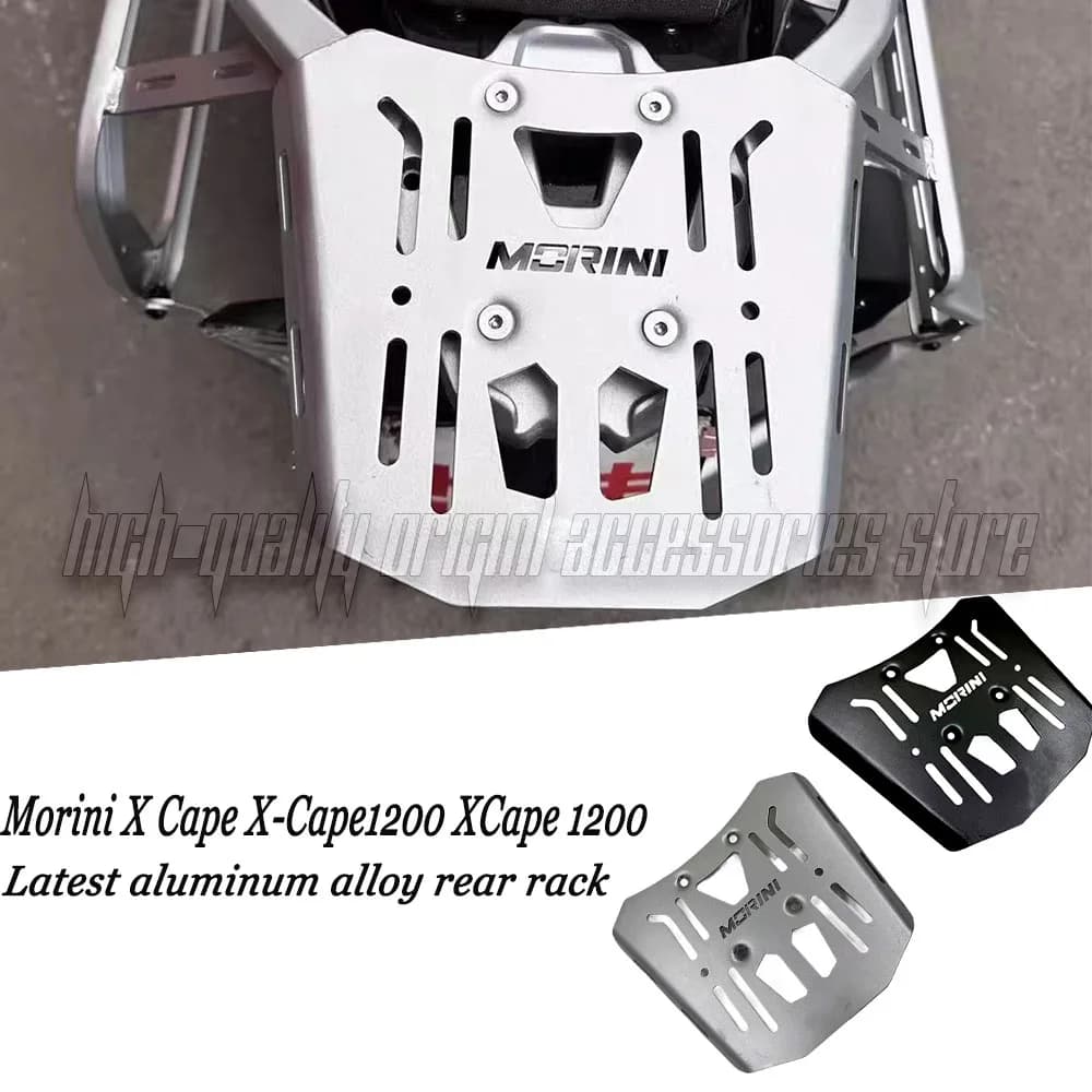 Adatto per Morini X Cape X-Cape1200 XCape 1200 ripiano posteriore staffa scatola posteriore bagagliaio accessori portapacchi in acciaio al carbonio
