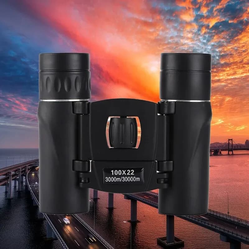 Telescopio esterno 100x22 HD 3000M Binocolo per visione notturna HD ad alta potenza a basso livello di luce portatile da viaggio all'aperto
