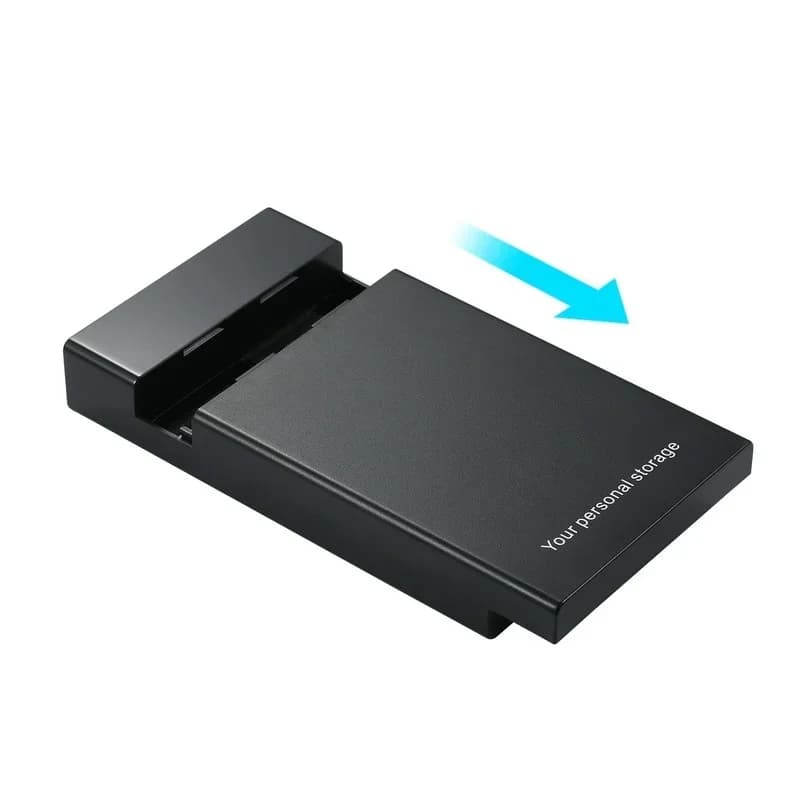 Custodia per disco rigido esterno, custodia per HDD da 3,5 pollici, da USB 3.0 a SATA III, custodia HD 3.5, scatola per disco rigido USB per 16TB, custodia per HDD 2.5 3.5