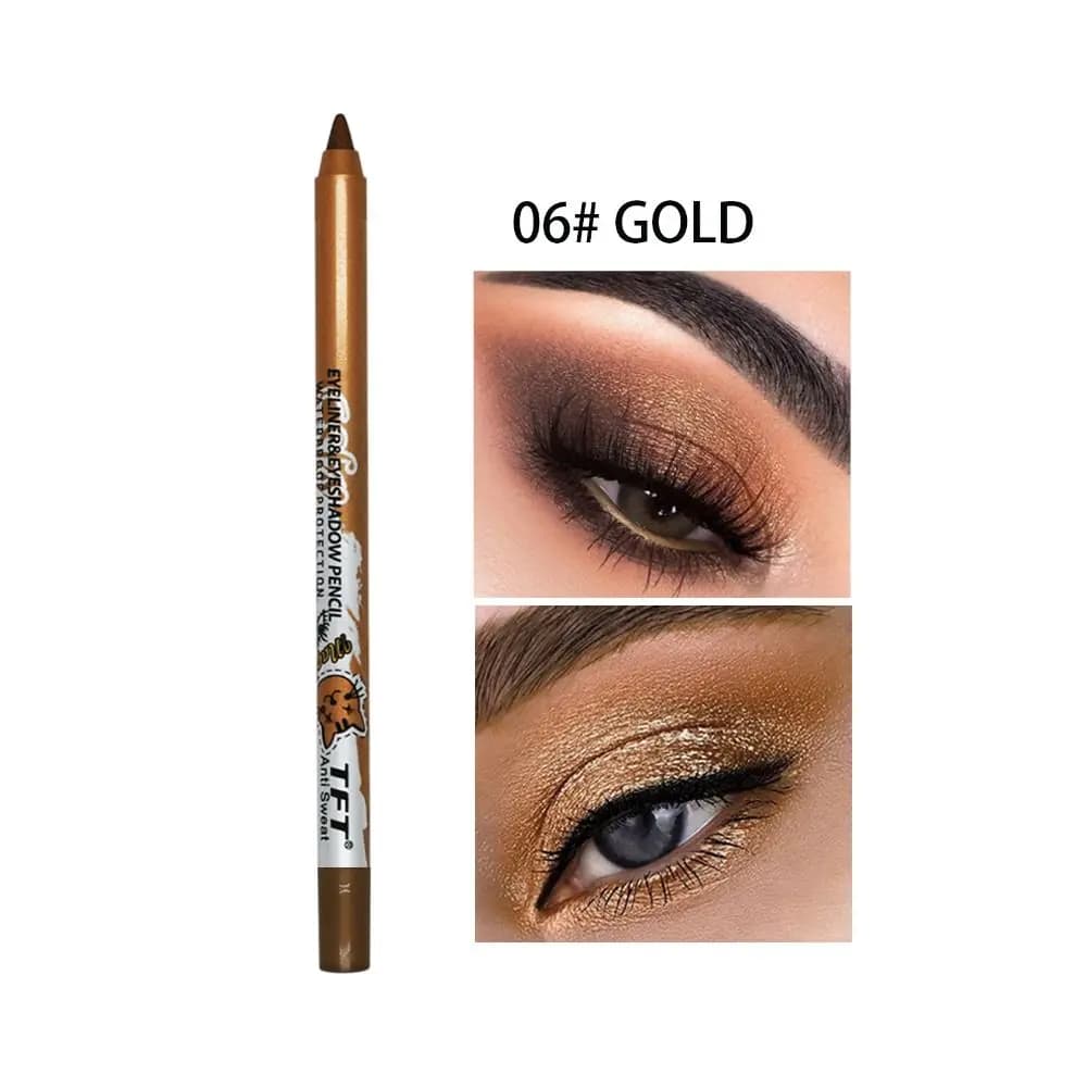Matita per eyeliner impermeabile regalo Penna per ombretto a lunga durata che non fiorisce Matita per ombretto glitterato