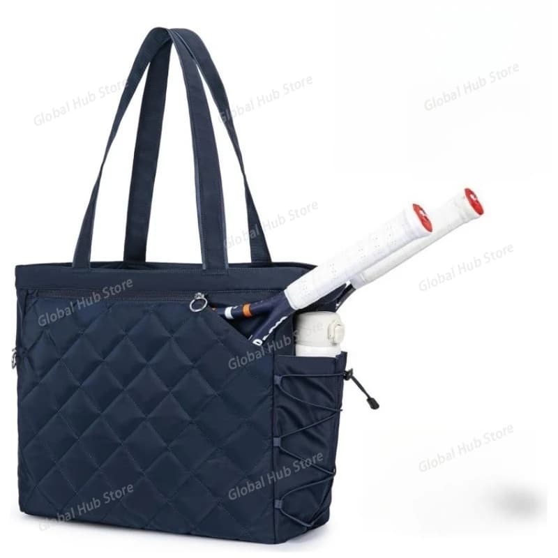 The tennis bag with shoe compartment can contain 2-4 rackets, waterproof and light