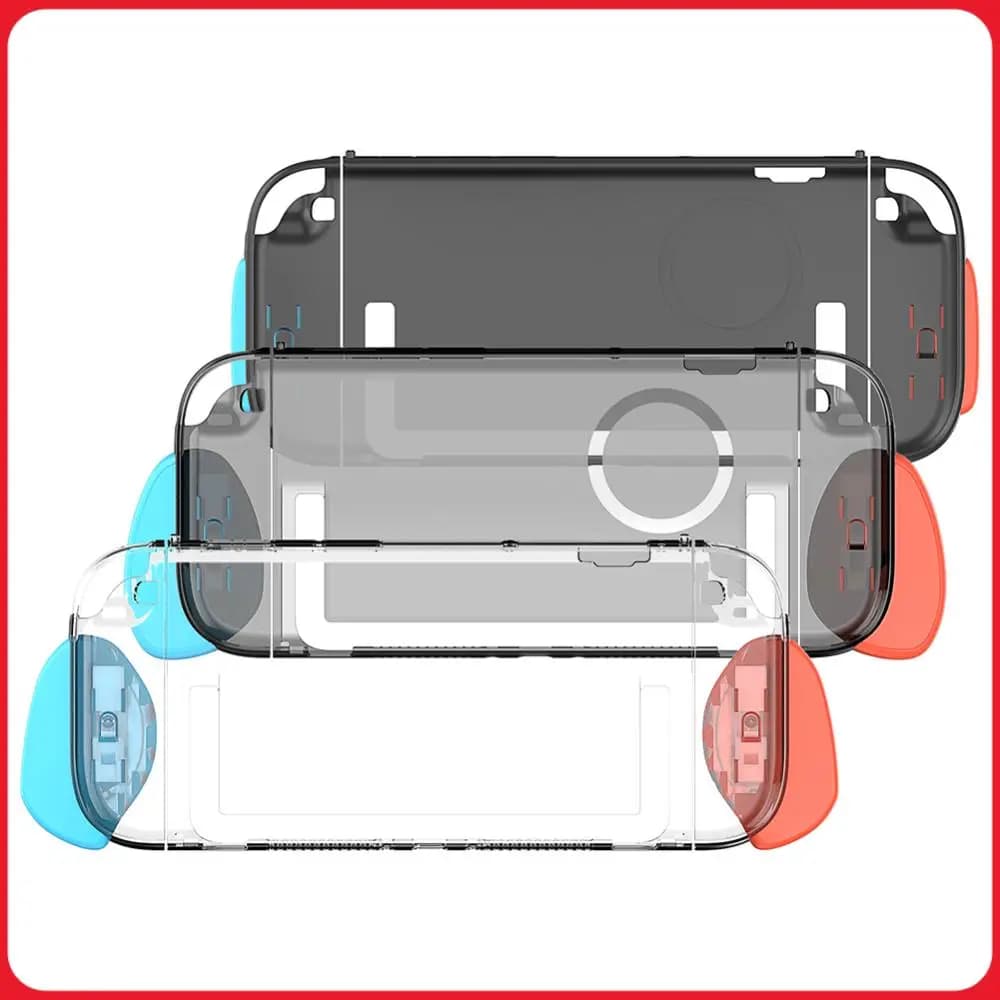 Guscio Protettivo Antiurto con Impugnatura Ergonomica Sostituibile, Custodia Rigida in PC per Accessori Nintendo Switch2