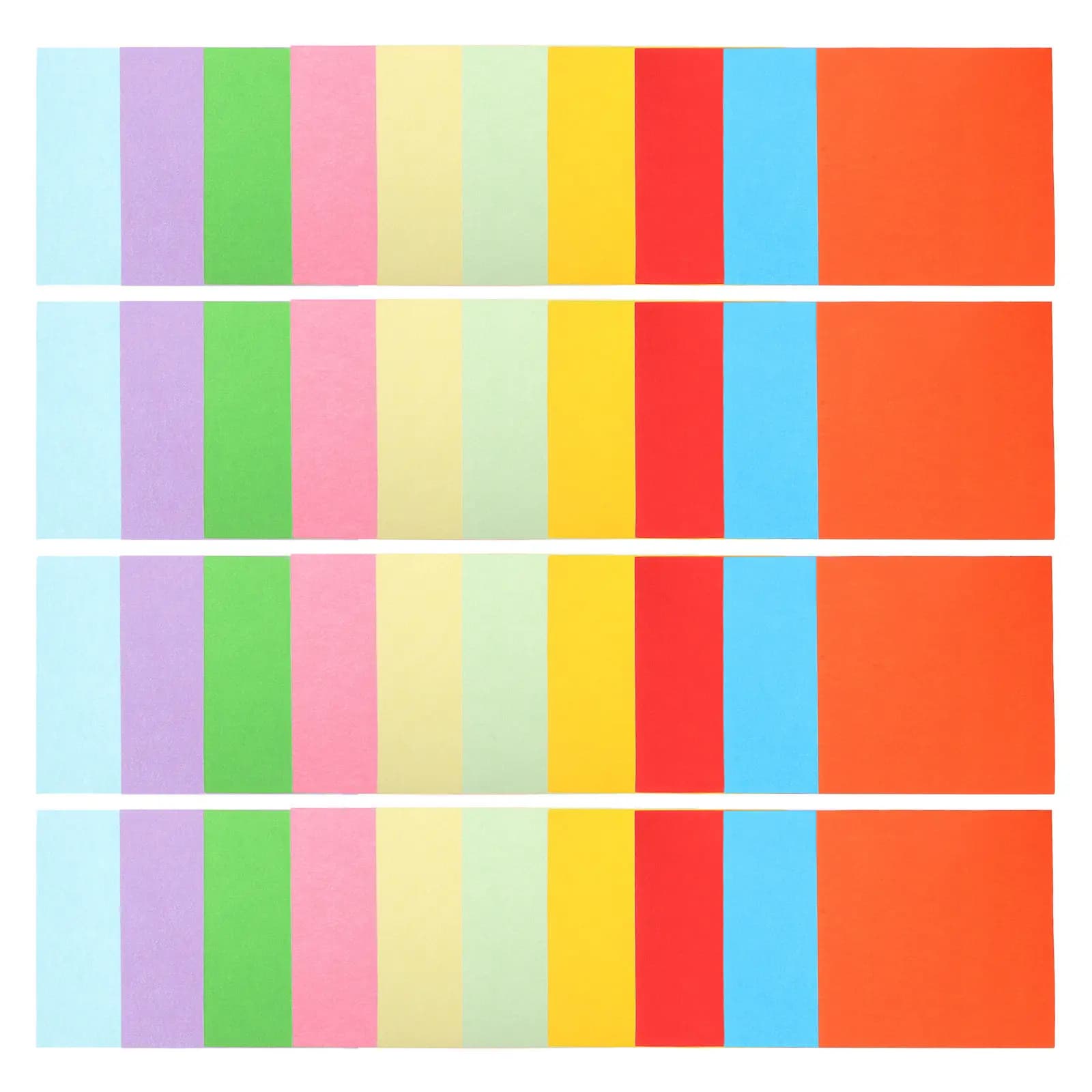 100Pcs Vibrant Smooth Origami Paper 20x20cm Sturdy Flexible for Beginners Family Crafting Holiday Decor Wrapping Handmade Art