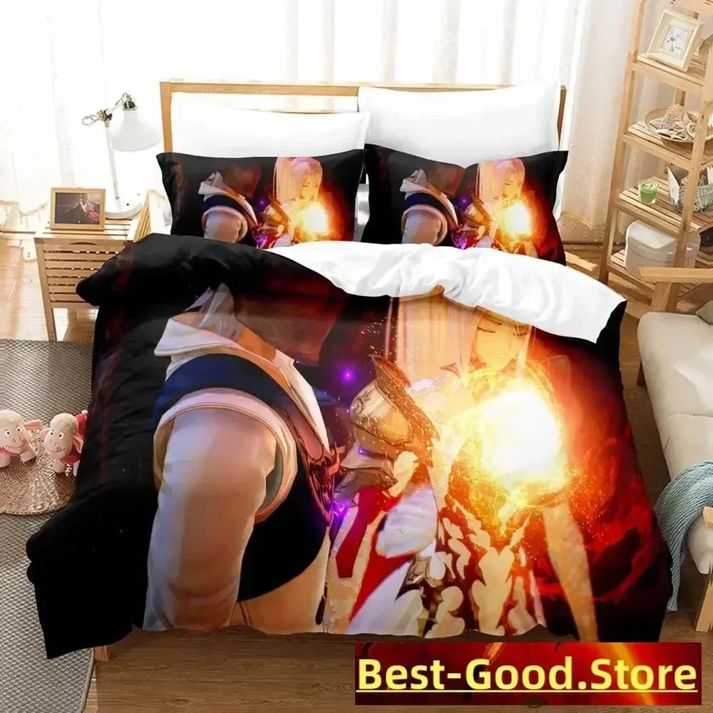 Nuovo Set di Biancheria da Letto 2023 'Tales of Arise', Copripiumino, Lenzuolo Stampato, Federe, Set Completo per Letto Matrimoniale, Queen, King Size, Copripiumino per Camera da Letto