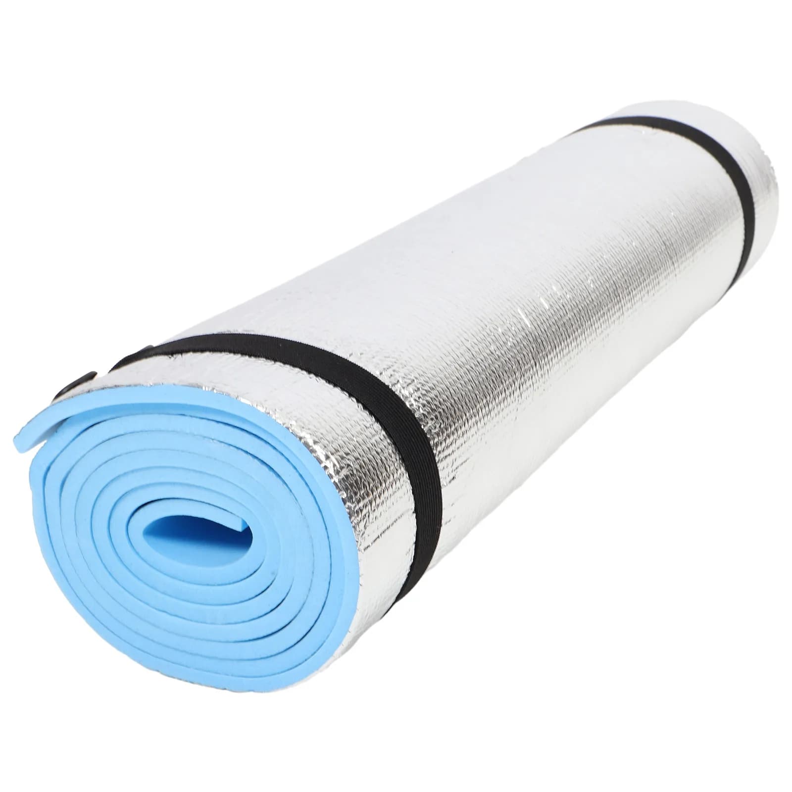 Tappetino da yoga in alluminio con rivestimento in EVA, impermeabile, leggero, pieghevole, per picnic, campeggio, viaggi, multifunzionale.