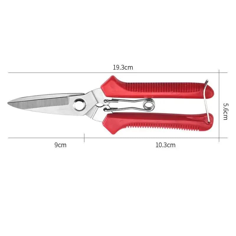 HOT!Gardening Pruning Shears Straight Tip Stainless Steel Sharp Anti-slip Handle for Bonsai Flower Branch Home Yard Trimming