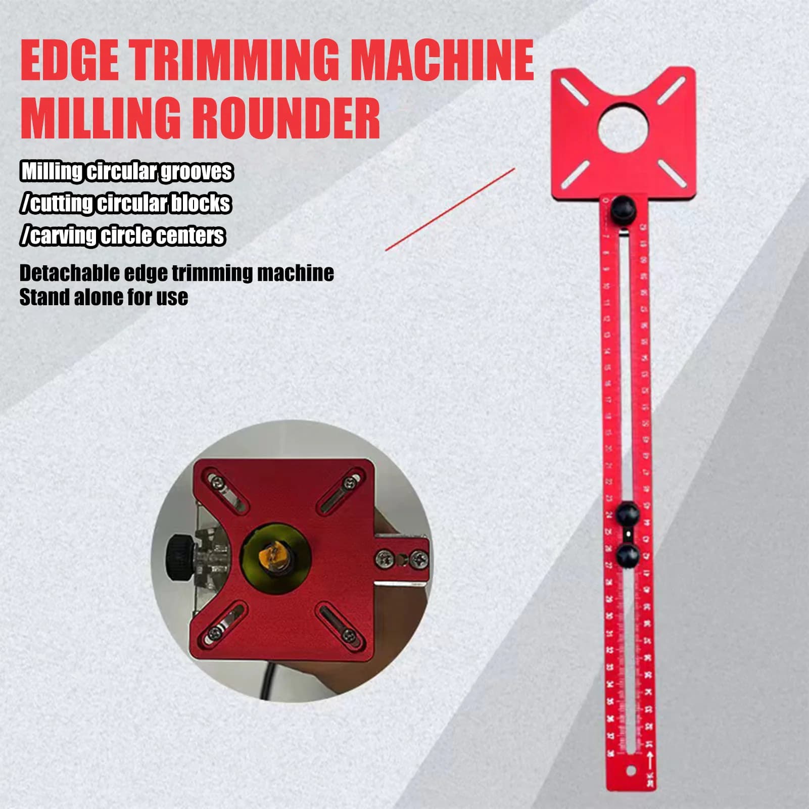 Router Circle Cutting Jig Multifunctional Trimming Machine Flip Board Router Jig Suitable for Woodworking Boards