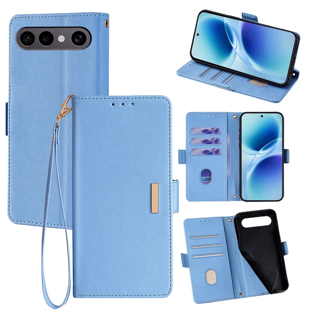 Custodia a Portafoglio in Pelle PU con Chiusura Magnetica per VIVO X300 FE, X300 Pro, Vivo X100, X200 Pro mini, X200 FE, X200 Ultra