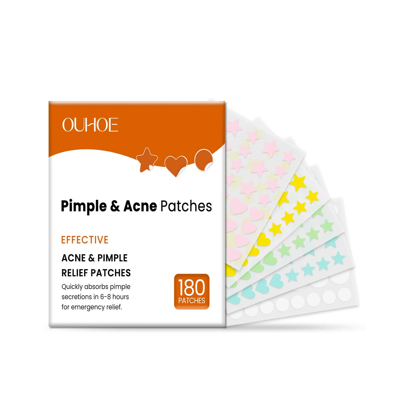 Cerotti per l'acne Love: delicati e non irritanti, attenuano le macchie e i segni dell'acne, coprono i brufoli.
