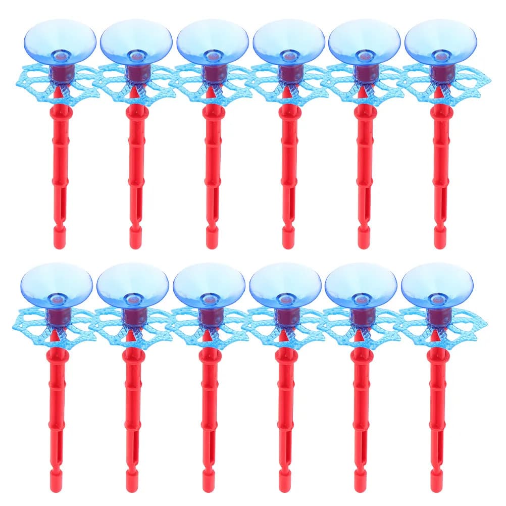 Kit Lanciatore di Ragnatele da 12 Pezzi con Frecce a Ventosa per Bambini, Gioco Sportivo all'Aperto, Attività per Feste, Divertimento con Frecce Adesive da Parete