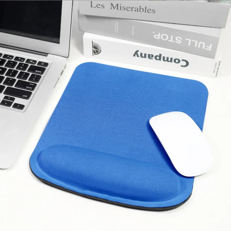 Tappetino per mouse da polso rotondo in EVA Supporto per mouse per computer Memory Foam a rimbalzo lento per tastiera Mouse PC Tappetini da scrivania per laptop