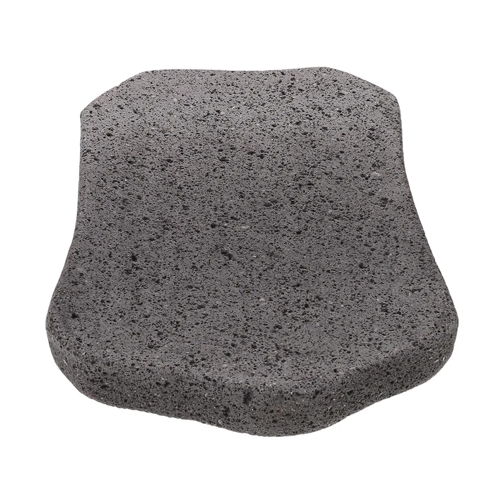Cooking Stone for Steak Pizza Volcanic Rock Bbq Grill Plate 0.1 Thick Outdoor Baking Tile Meat Fish Vegetable Seafood
